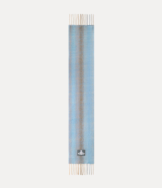 Vivienne Westwood Scarf -light-blue Chunky Stripe Unisex