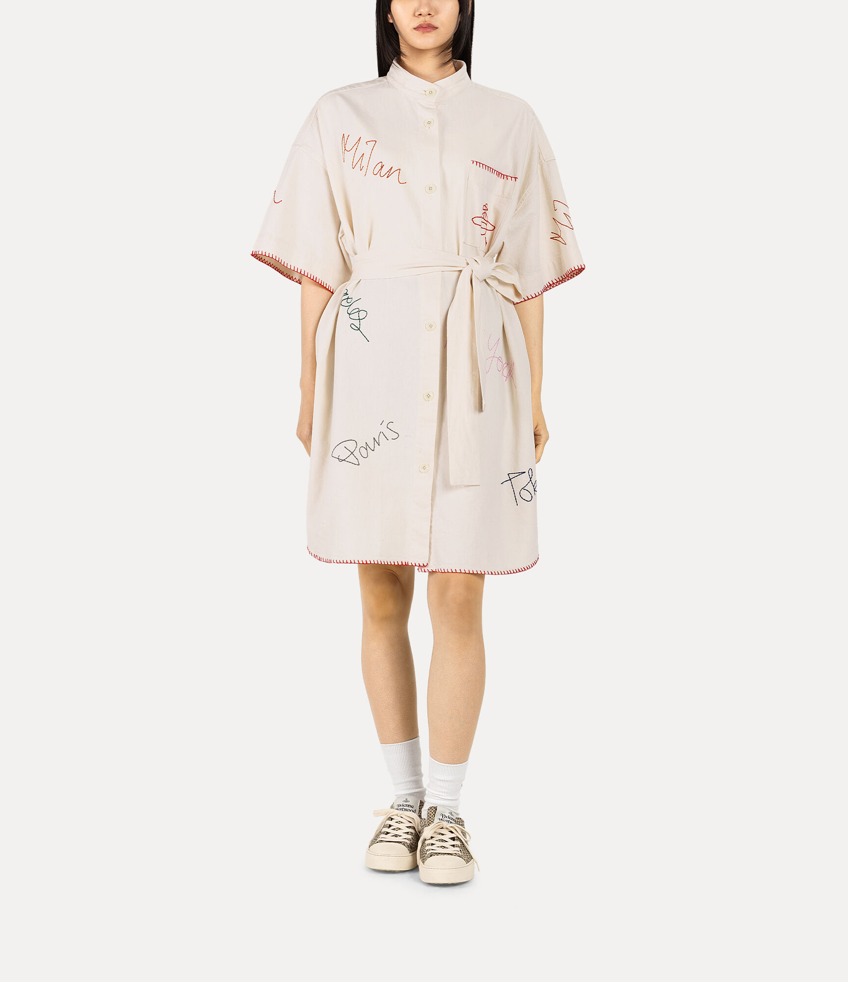Little Cities Emb Denim Dress  large image number 5