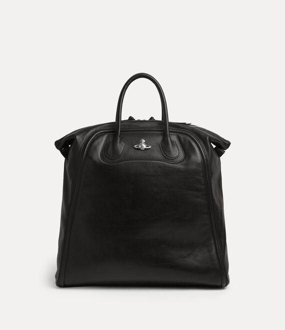 Vivienne Westwood Bobby Large Backpack Supple Leather Black