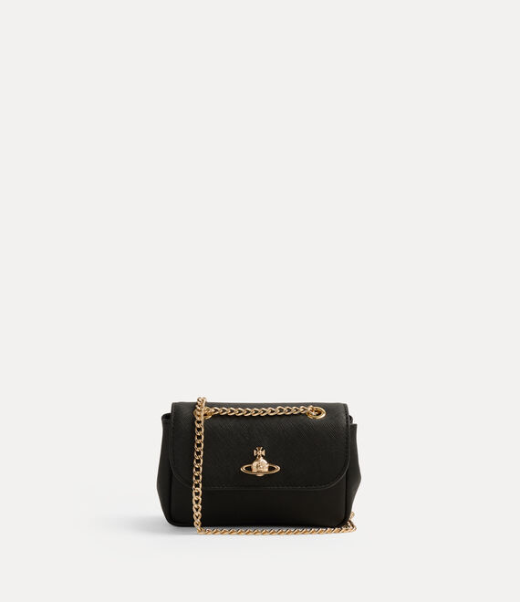 Vivienne Westwood Small Purse Saffiano Leather Black