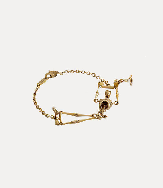 Adjustable Human Skeleton Bracelet Skull Jewelry - Grandado Adjustable Human Skeleton Bracelet Skull Jewelry - Grandado