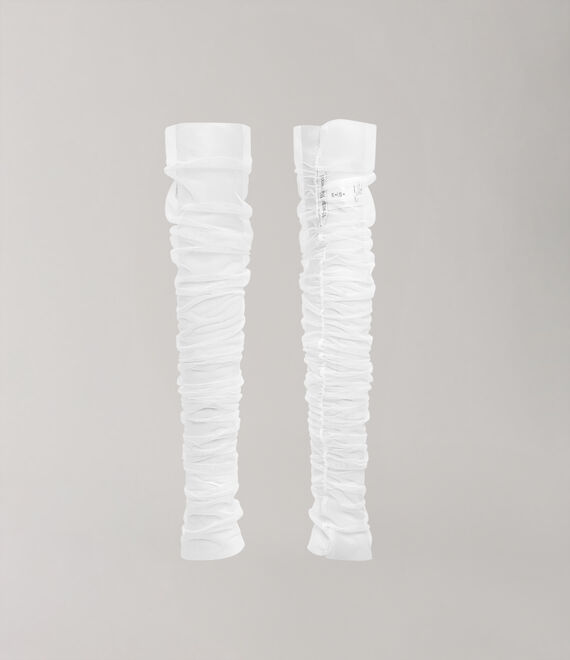 Gathered Tulle Sleeves 43cm Accessoires mariage The Wedding Explorer Gathered Tulle Sleeves 43cm Accessoires mariage The Wedding Explorer