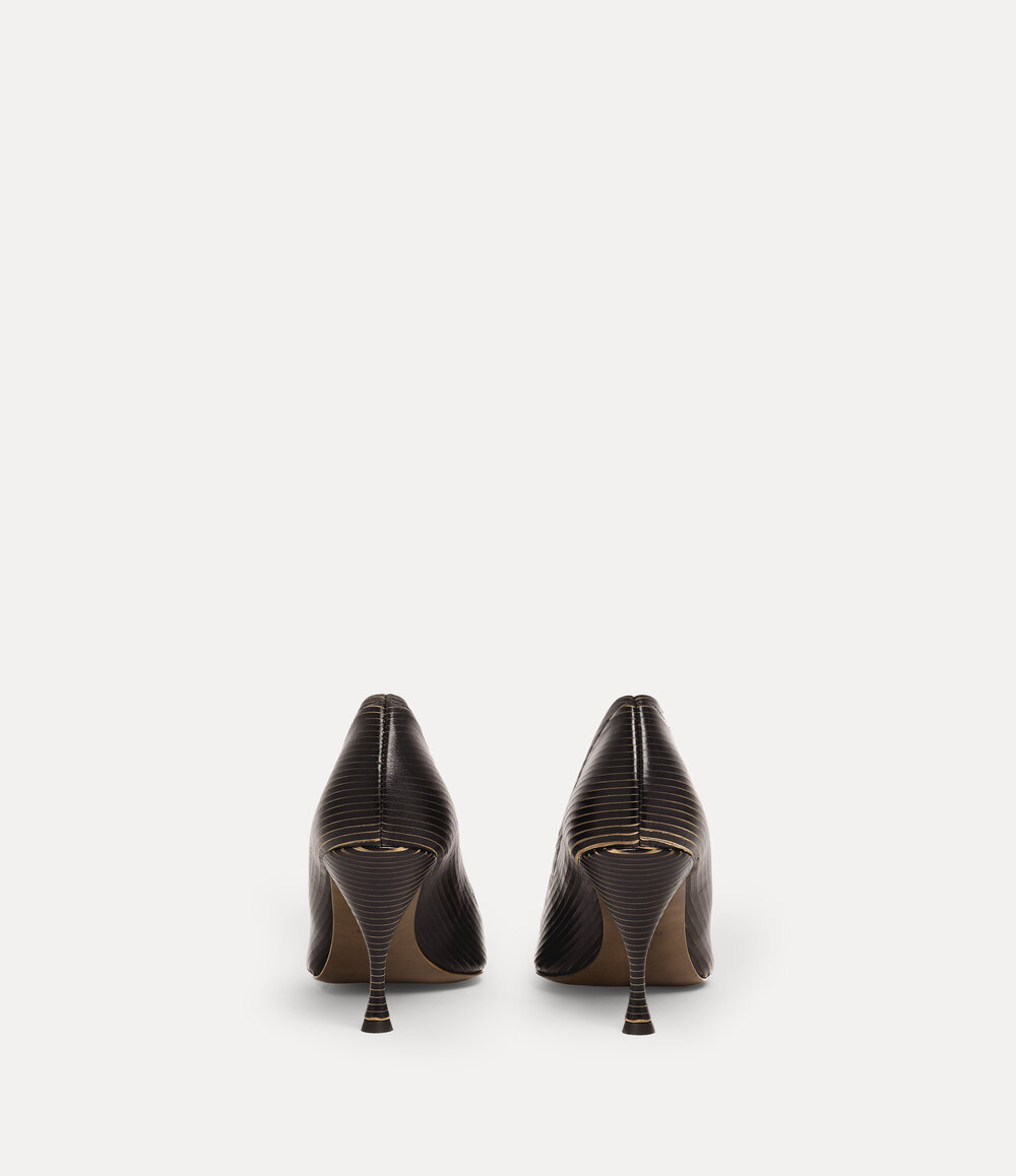 Vivienne Westwood Sophia Pin Heel in Black Beige, view 3