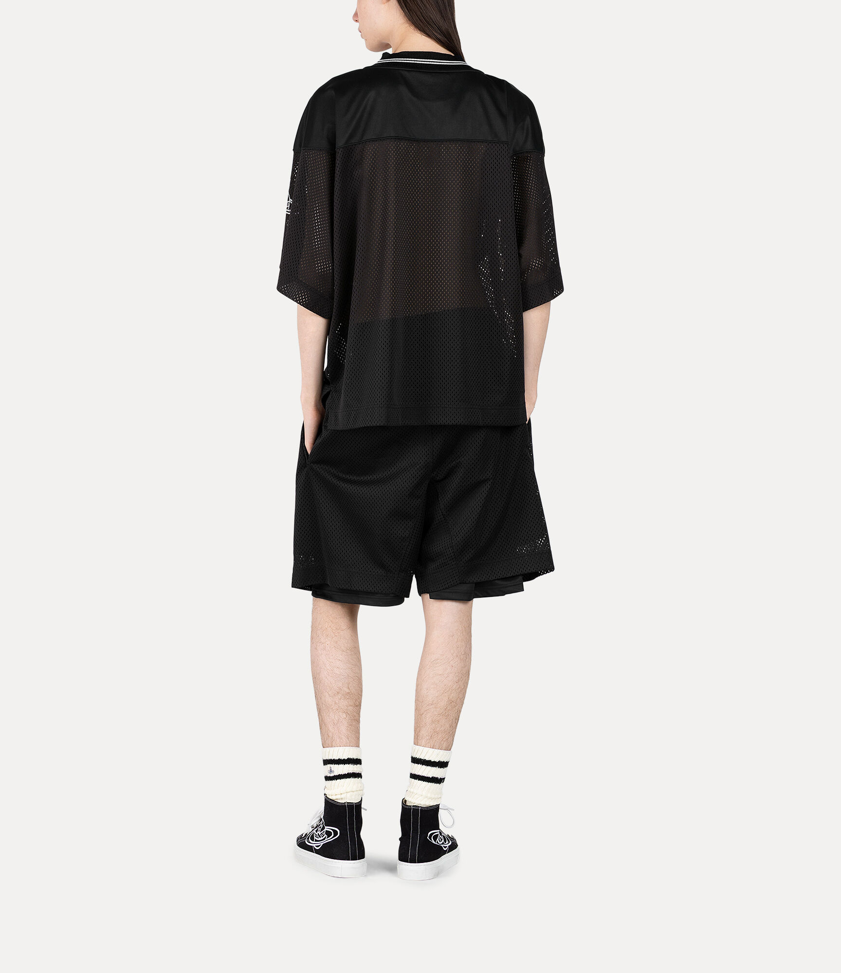 Mesh Layer Short Trousers  large image number 3