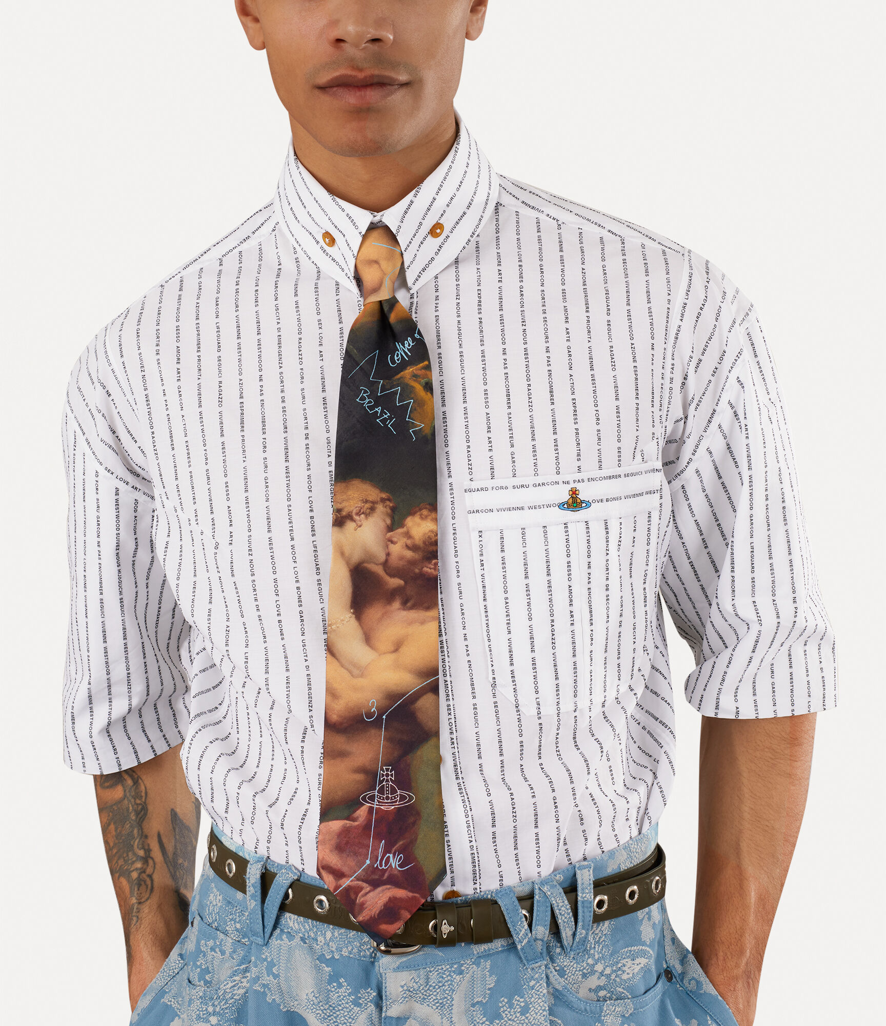 Tie cm.8.5 the kiss  large image number 2