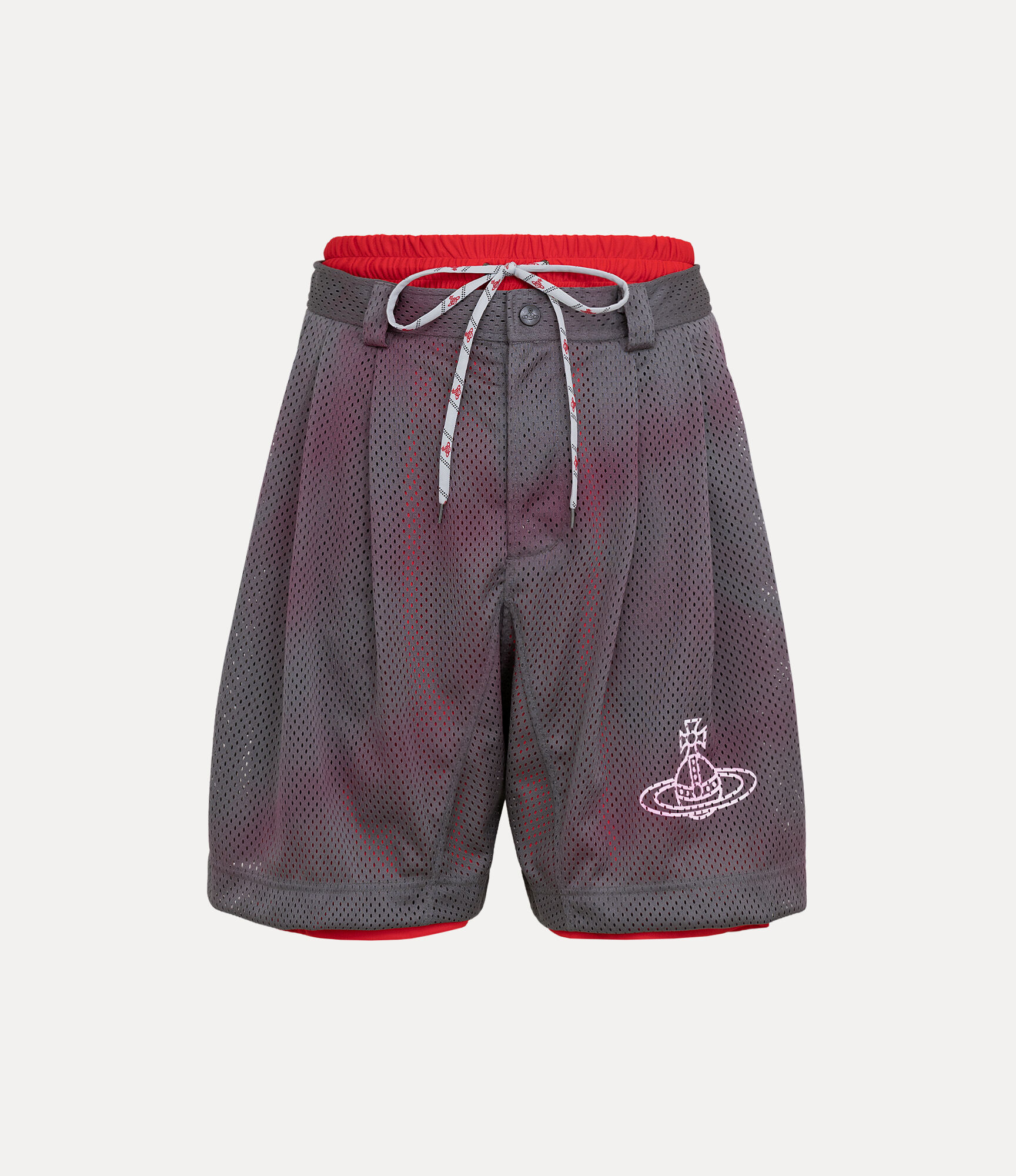 Spray Mesh Layer Short Trousers