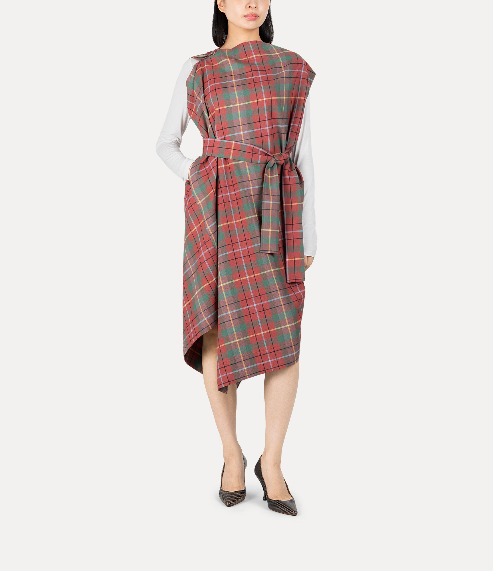 Tartan Check Rectangle Jumper Dress  large image number 2