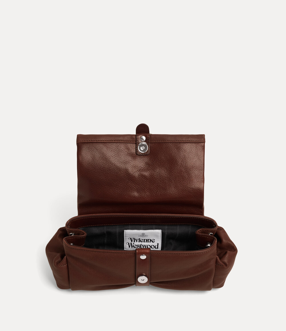 Vivienne Westwood Hazel Treasure Clutch in Chestnut, view 6
