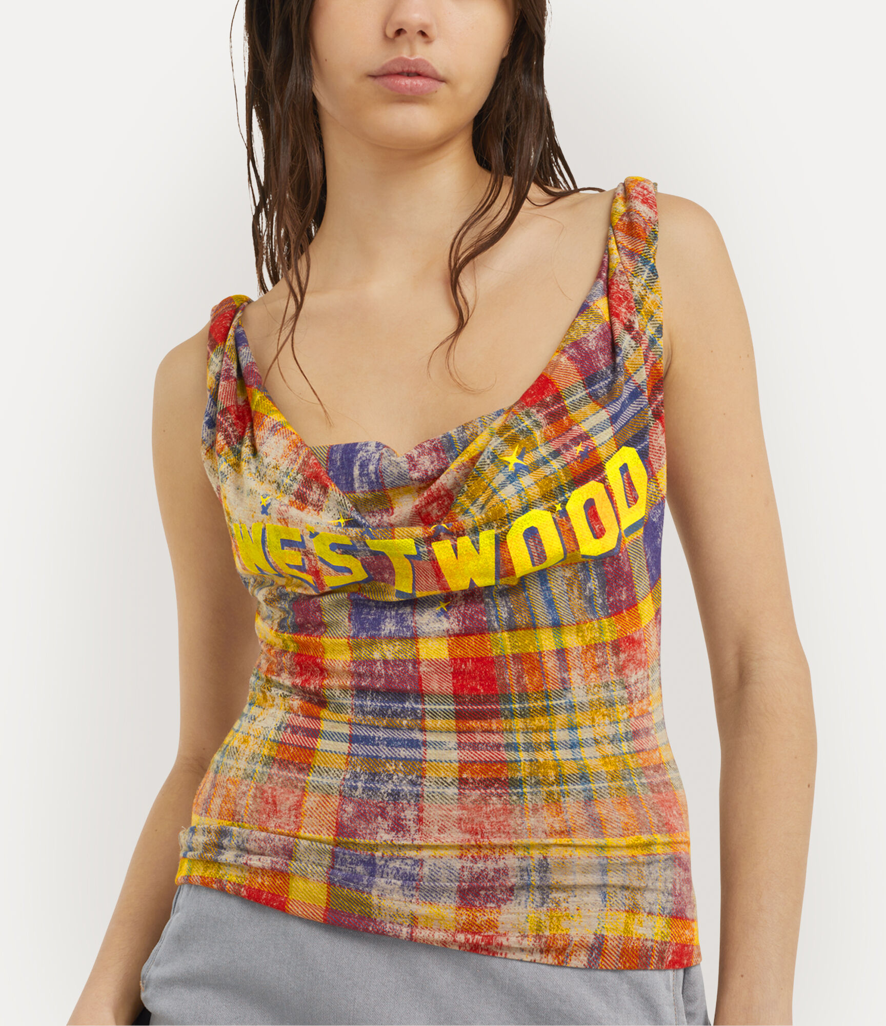 トップス Vivienne Westwood Anna Top in DISTRESSED-TARTAN | Vivienne Westwood®
