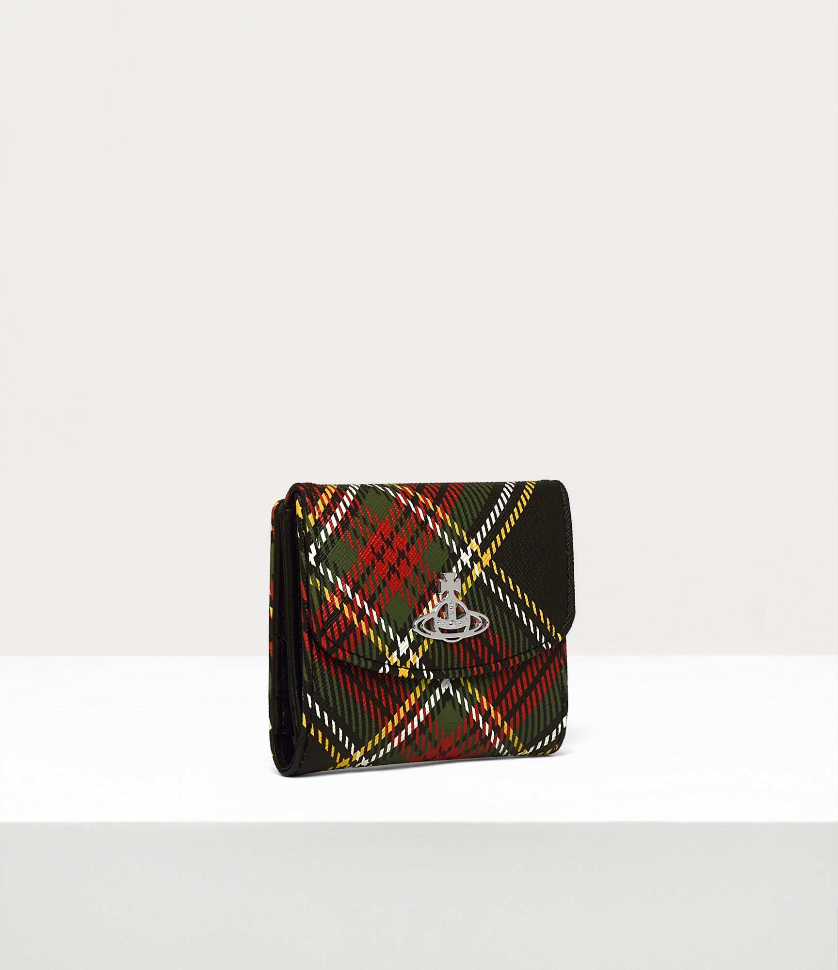 小物 Vivienne Westwood Tartan Check Wallet Vivienne Westwood Tartan faux leather wallet Vivienne Westwood