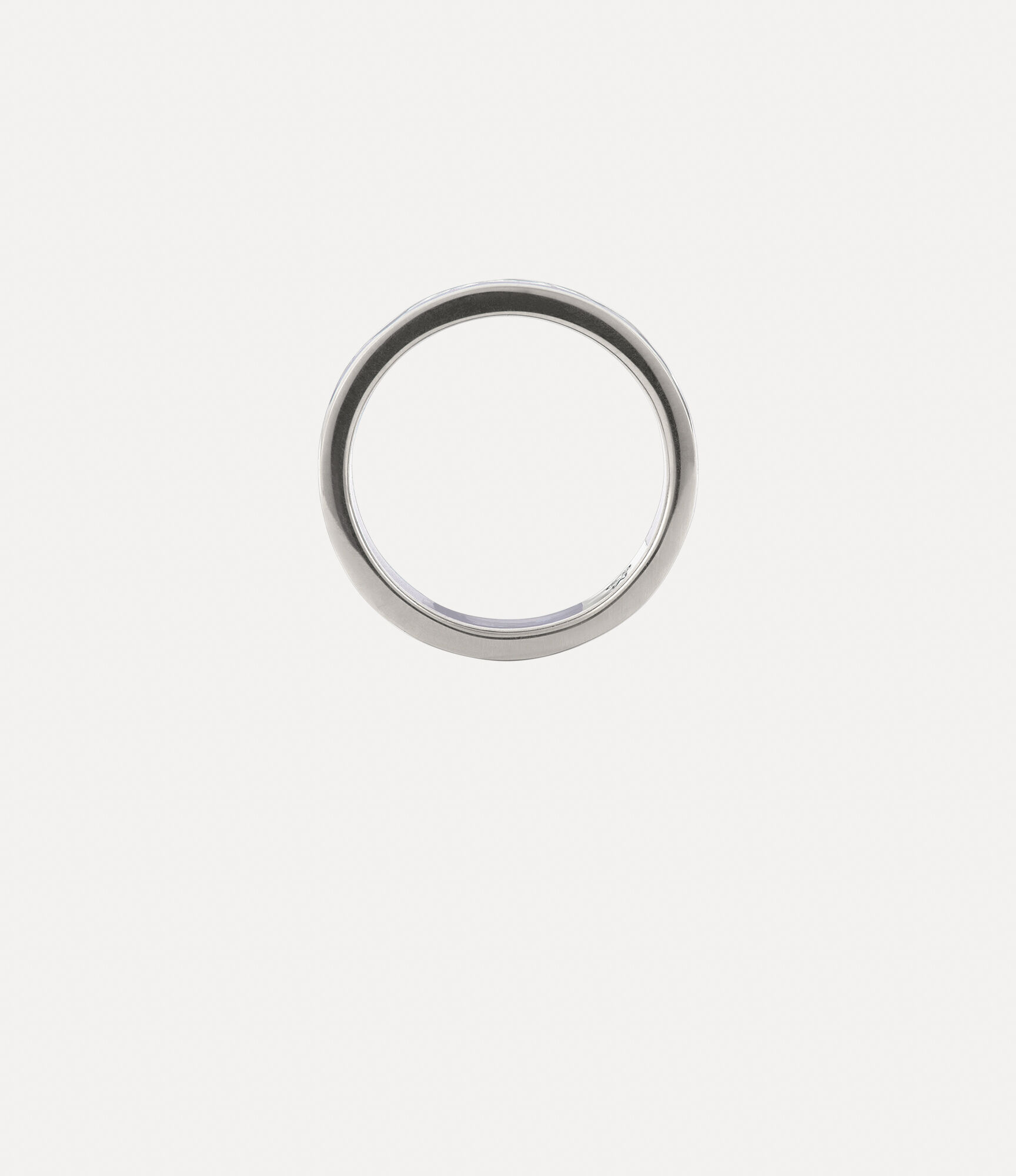 Conduit Street Ring in PLATINUM-BLUE-Enamel | Vivienne Westwood®