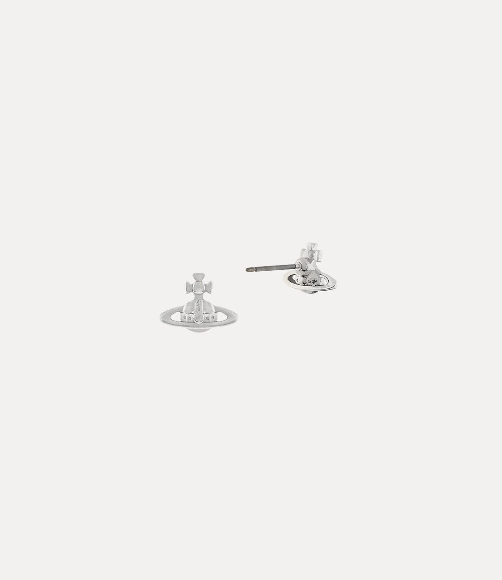Vivienne Westwood Lorelei Stud Earrings in Silver, view 3