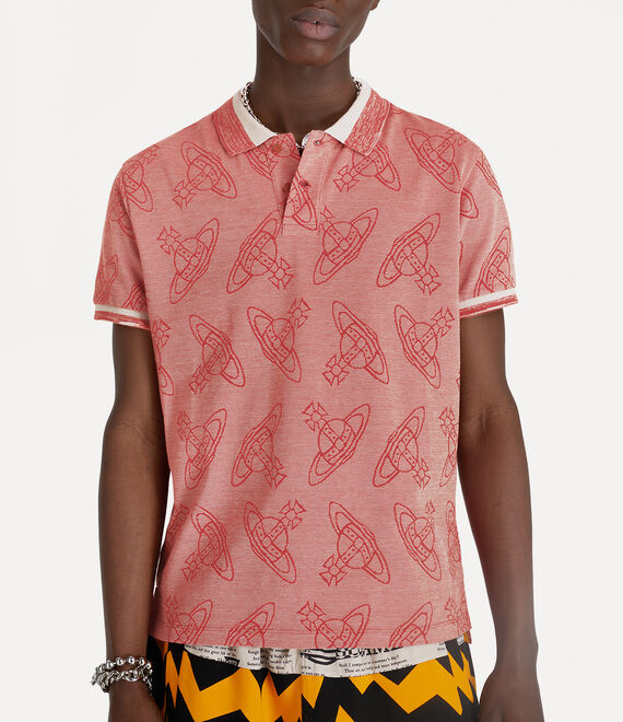 Vivienne Westwood Classic Polo In Moonlight-red