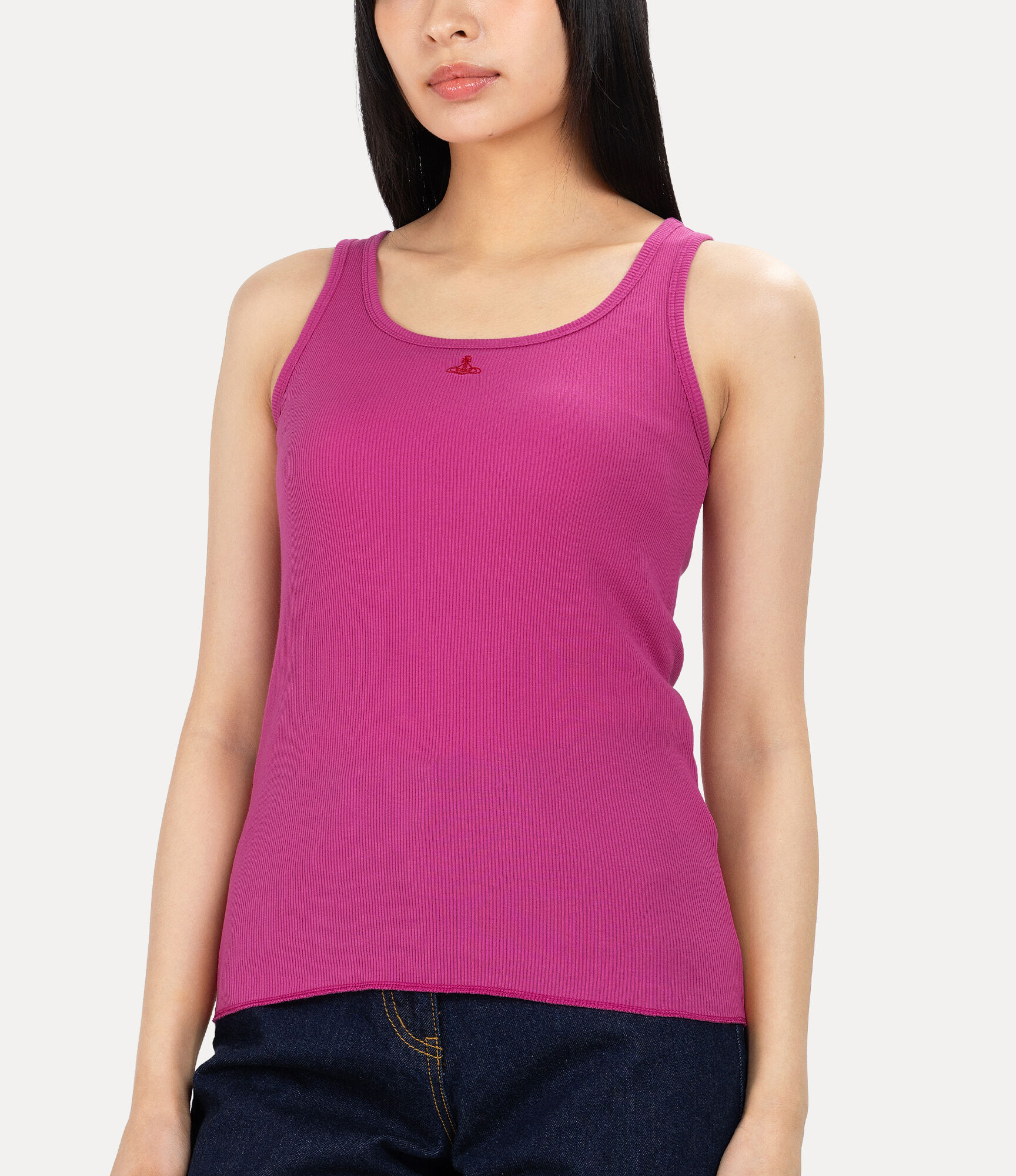 Organic Cotton Ribbed Tank Top  large image number 4