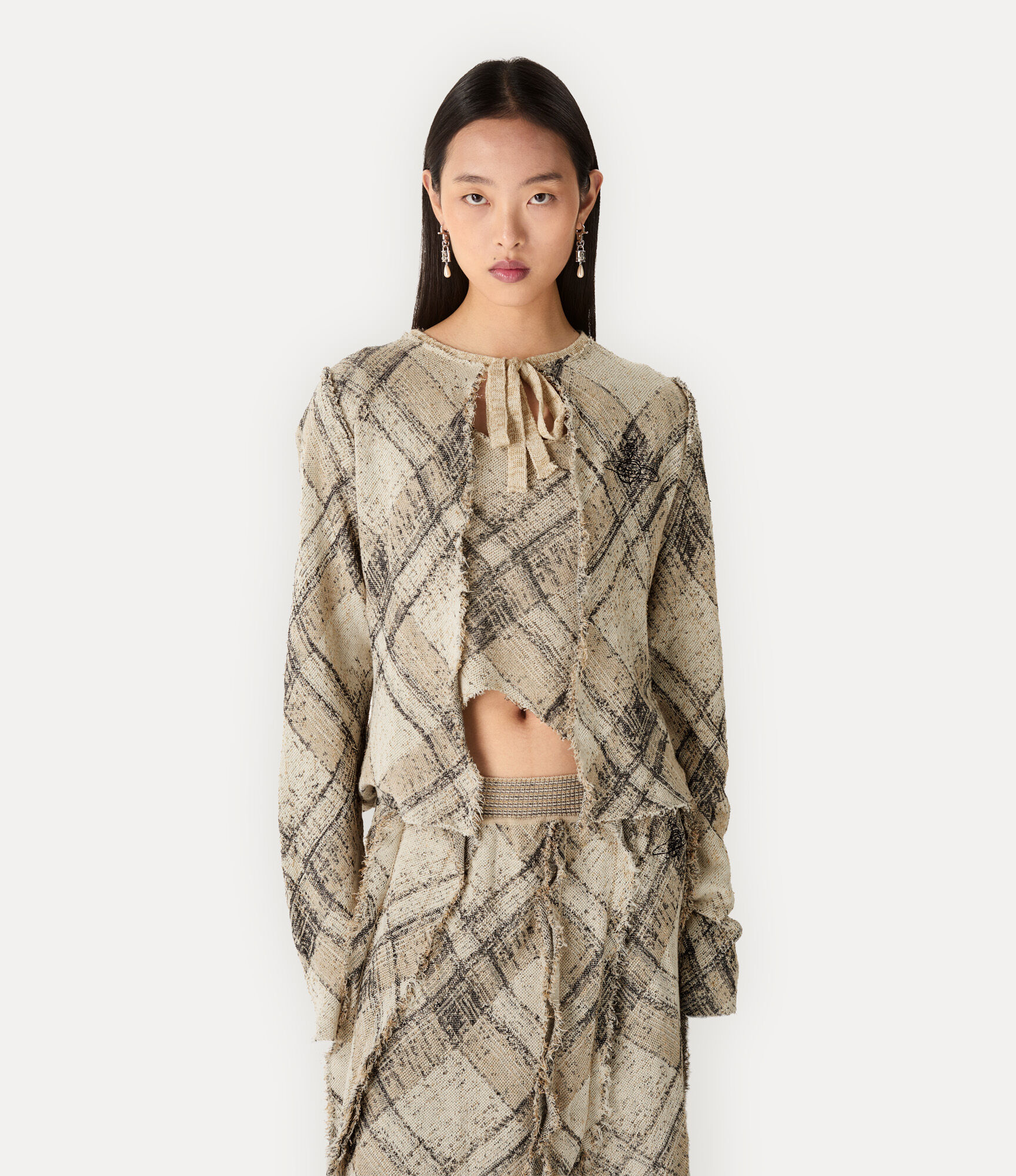 Broken Tartan Cardigan  large image number 4