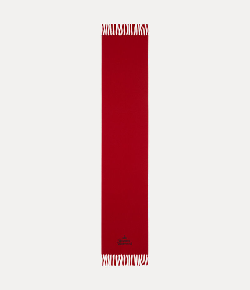 Vivienne Westwood Embroidered Scarf in Red