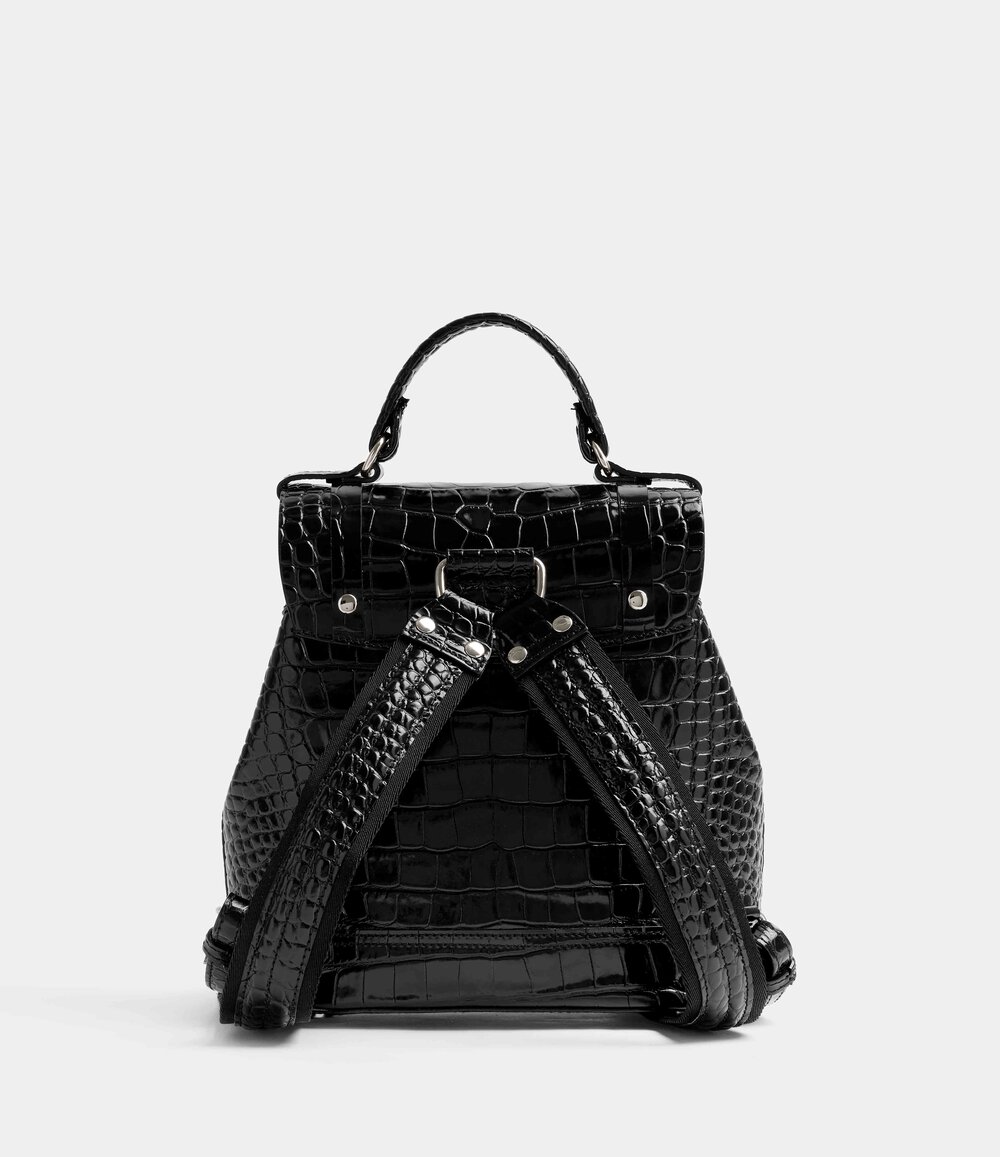 Vivienne Westwood Max Small Backpack in Black, view 4