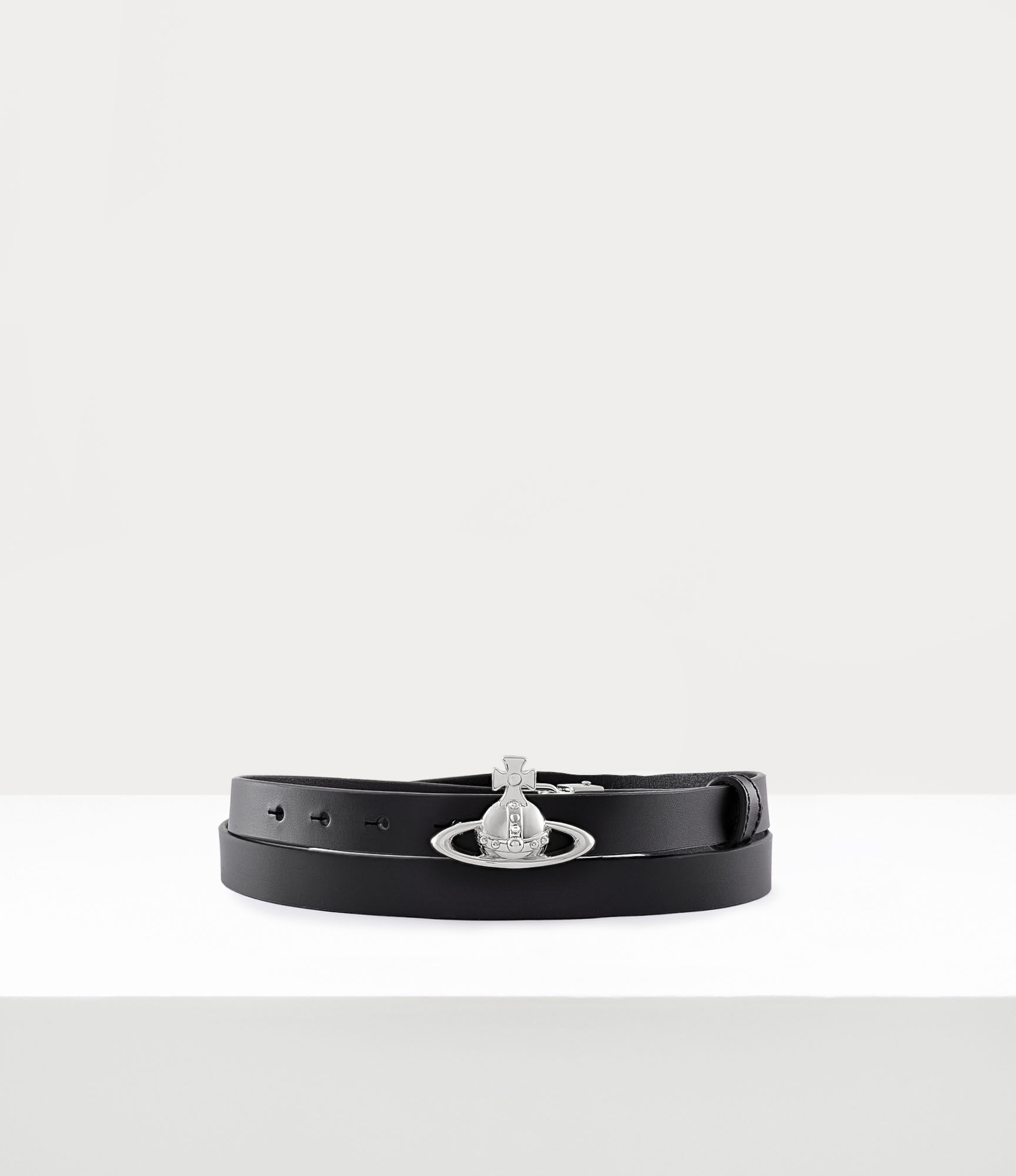 Small orb buckle belt - palladio  large image number 1