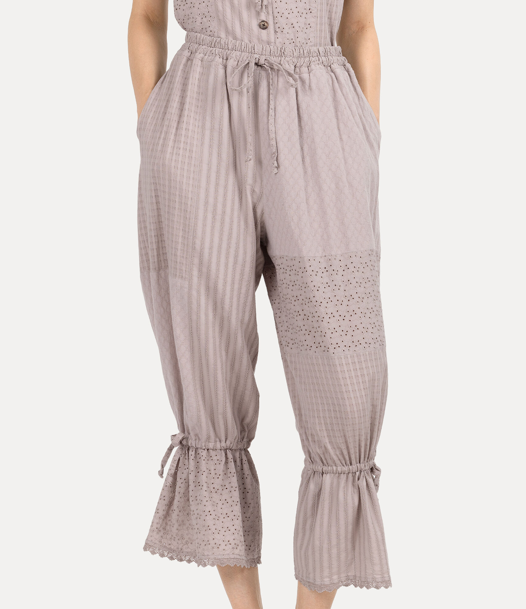 Lace Mix Overdye Pants  large image number 4