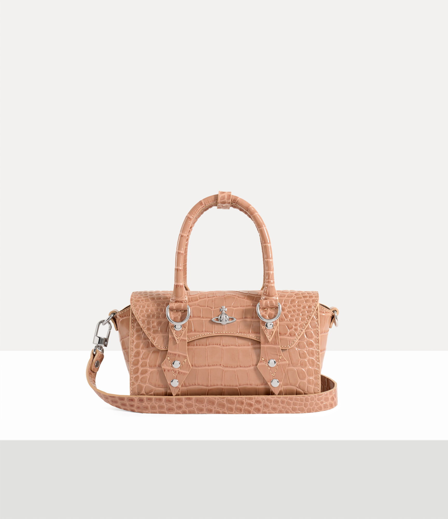 Bettina ミニ クロスボディ - ダスティピンク | Vivienne Westwood®