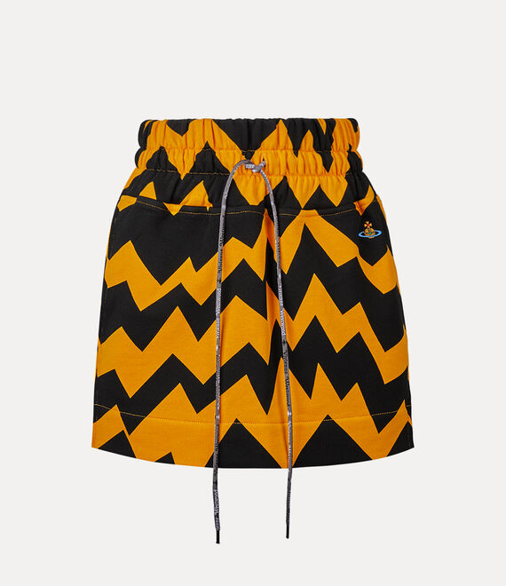 Vivienne Westwood Boxer Mini Skirt In Zig-zag