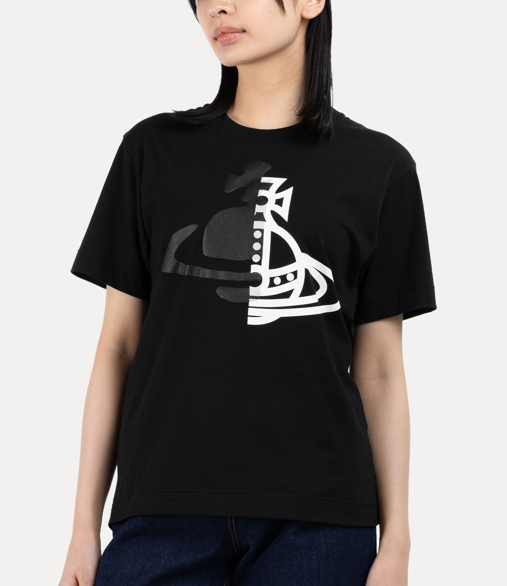 Half and Half Relaxed T-shirt  large image number 4