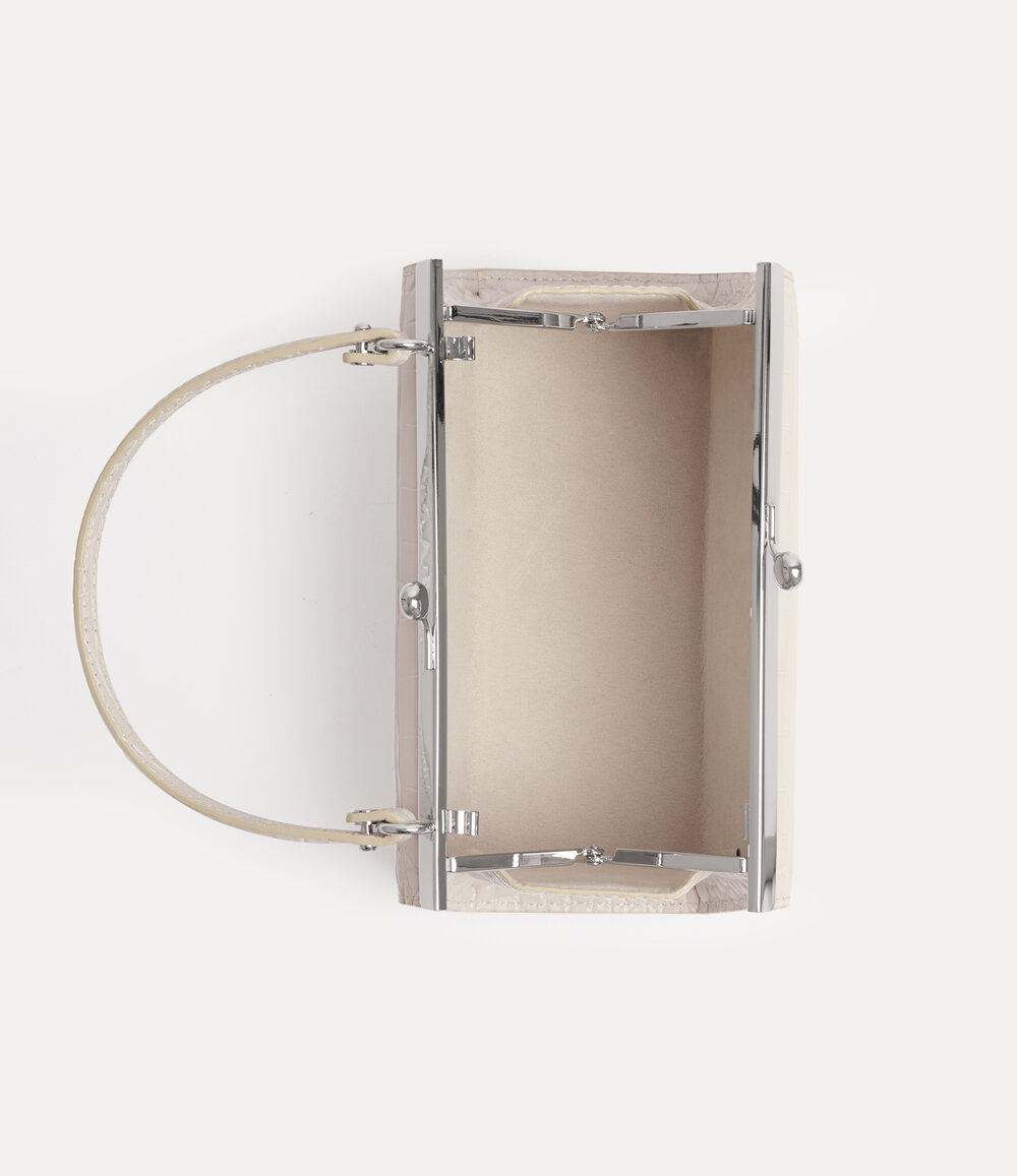 Vivienne Westwood Doll XL Bag in Pearl White, view 5