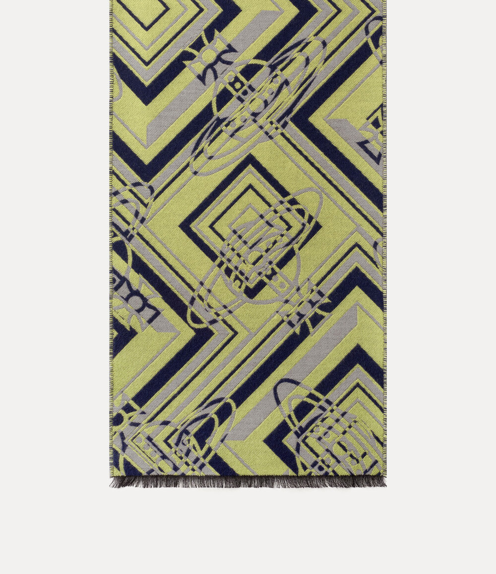 Vivienne Westwood Tibet Rug Scarf Tibet Rug in Yellow, view 3
