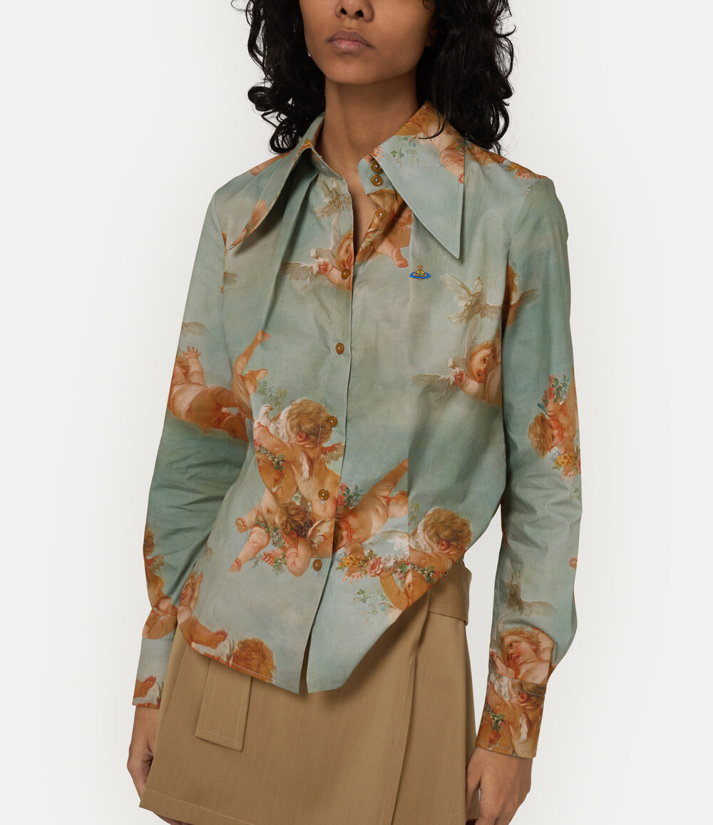 Vivienne Westwood Violin Shirt in Primavera Cherubs, view 4