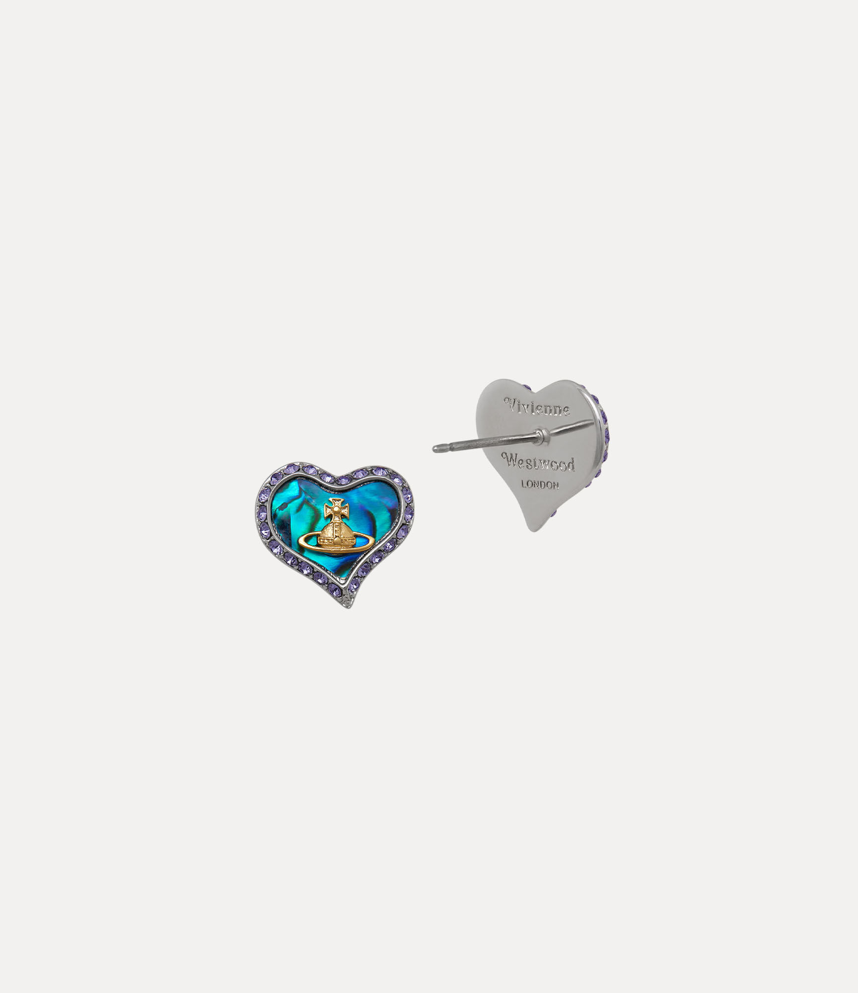 Boucles D'Oreilles Pendantes Silverly - Argent 925 Et Nacre Paua (Abalone) En Forme De Larme