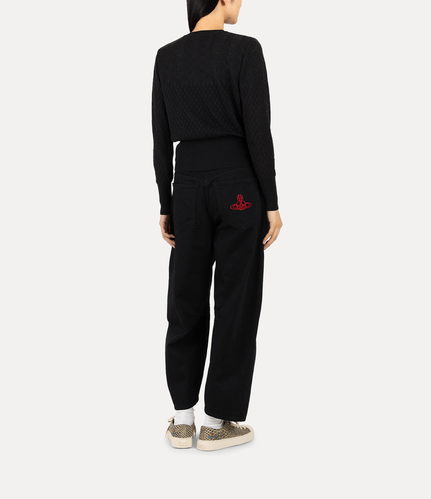 Organic Cotton Denim Wide Pants  large image number 3