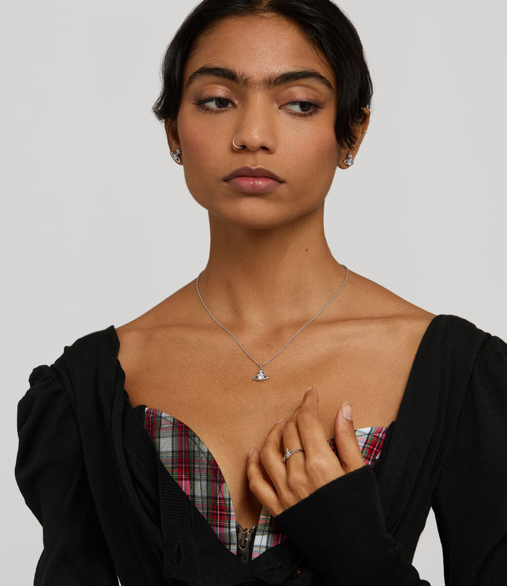 Vivienne Westwood Reina Pendant Necklace in Silver, view 2