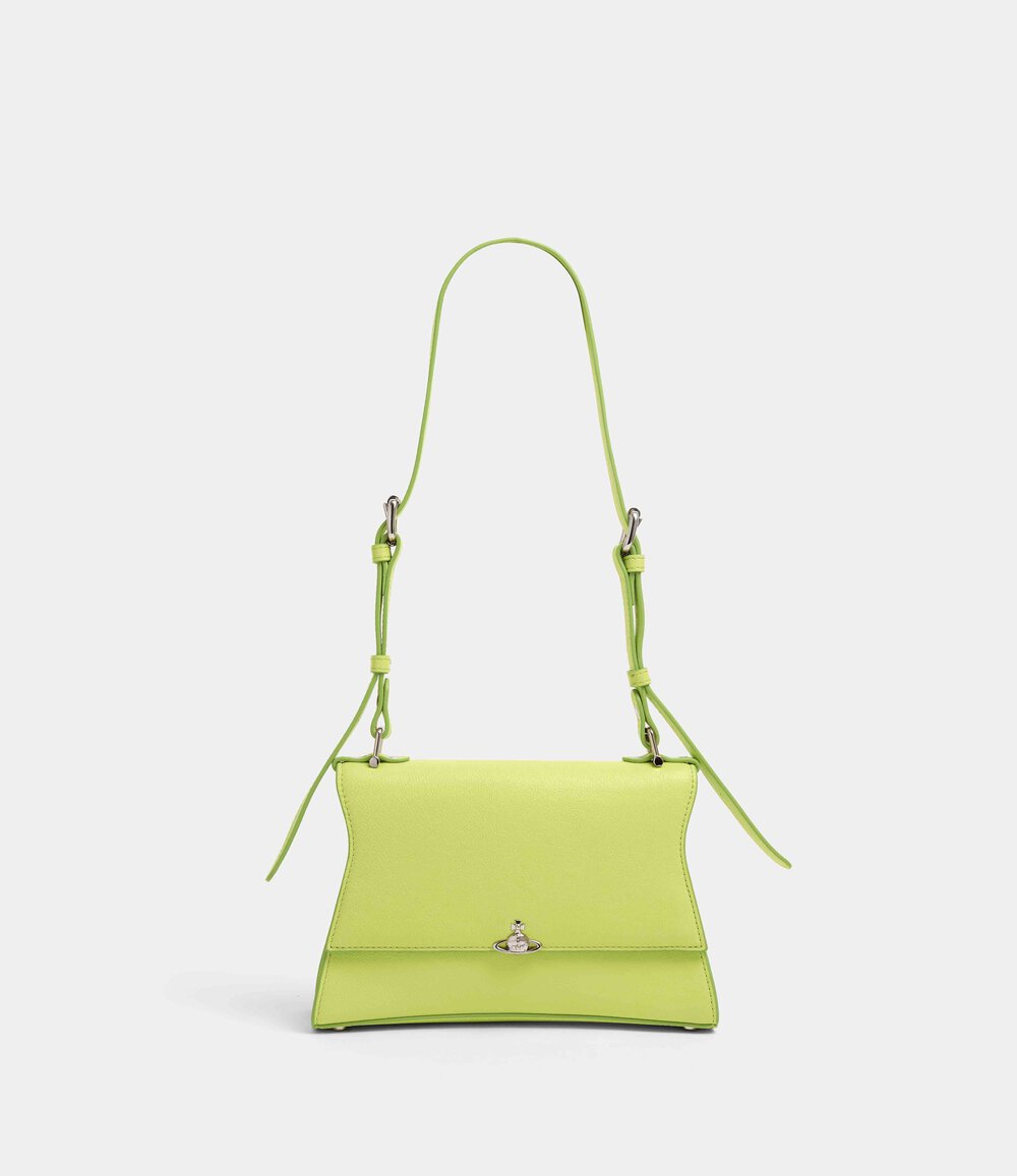 Vivienne Westwood Bianca Small Shoulder Bag in Lime Green