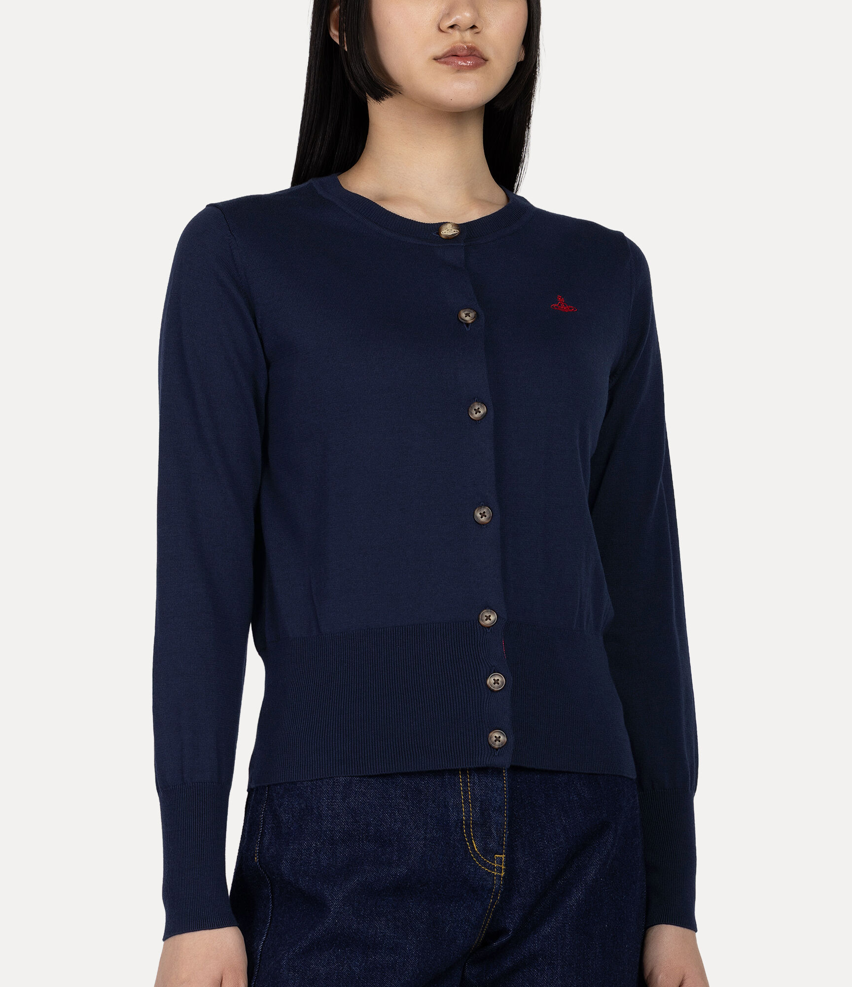 Crew Neck Cardigan  large image number 4