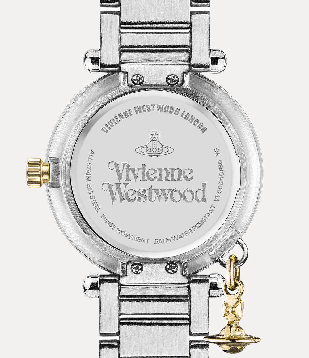 Vivienne Westwood Mother Orb Watch in Silver / Gold, view 5