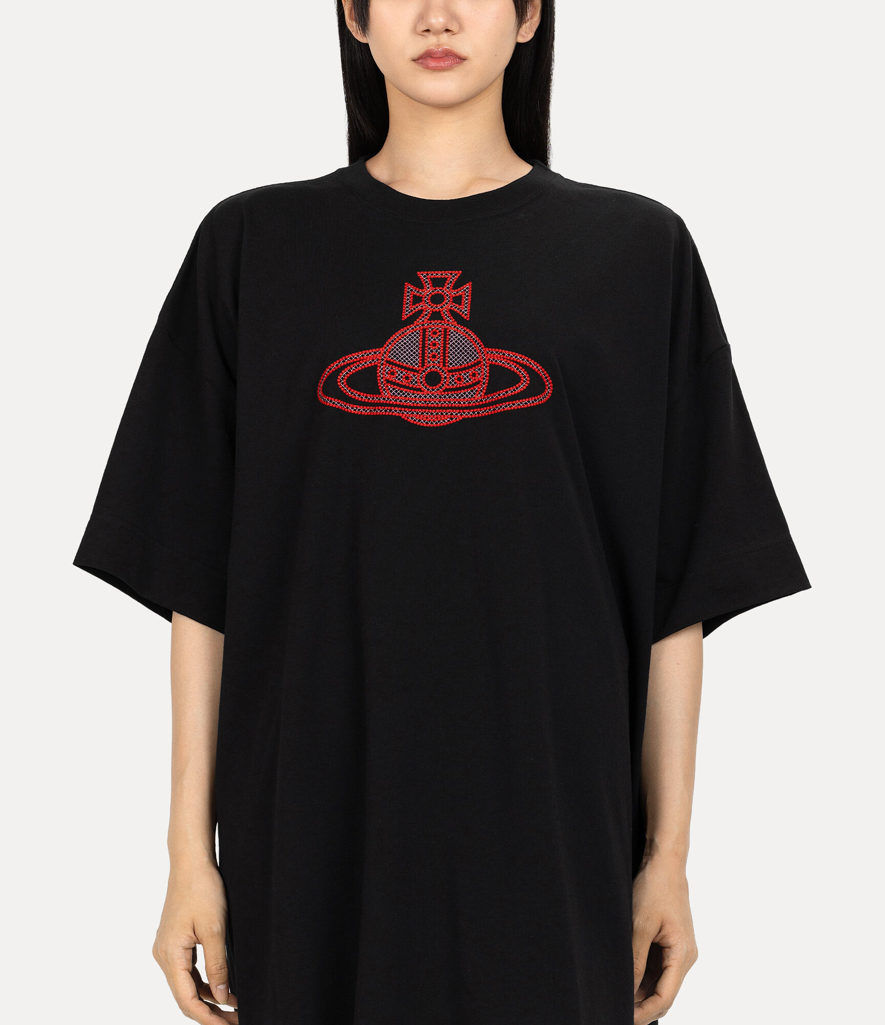 Dot Orb Big Beefy Tシャツ - ブラック | Vivienne Westwood®