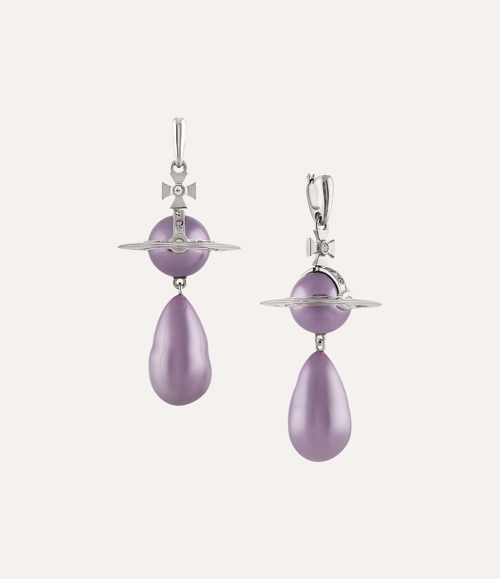 Giant pearl drop earrings  large image number 1