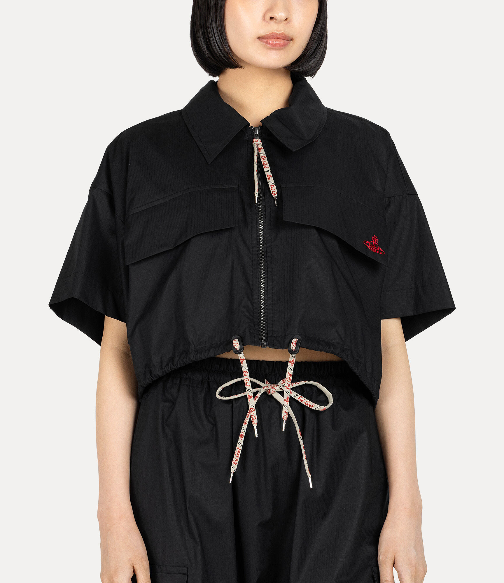 Utility Cropped Jacket in BLACK | Vivienne Westwood®