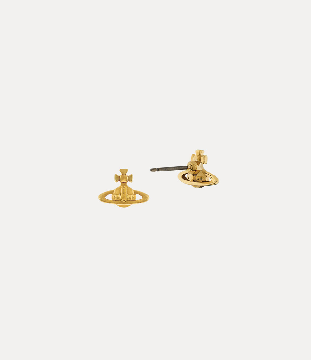 Vivienne Westwood Lorelei Stud Earrings in Gold, view 2