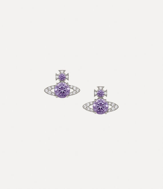 Vivienne Westwood Ismene Earrings In Purple