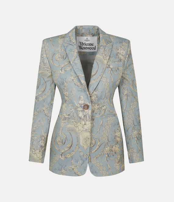 Shop Vivienne Westwood Sb Lauren Jacket In Light-blue