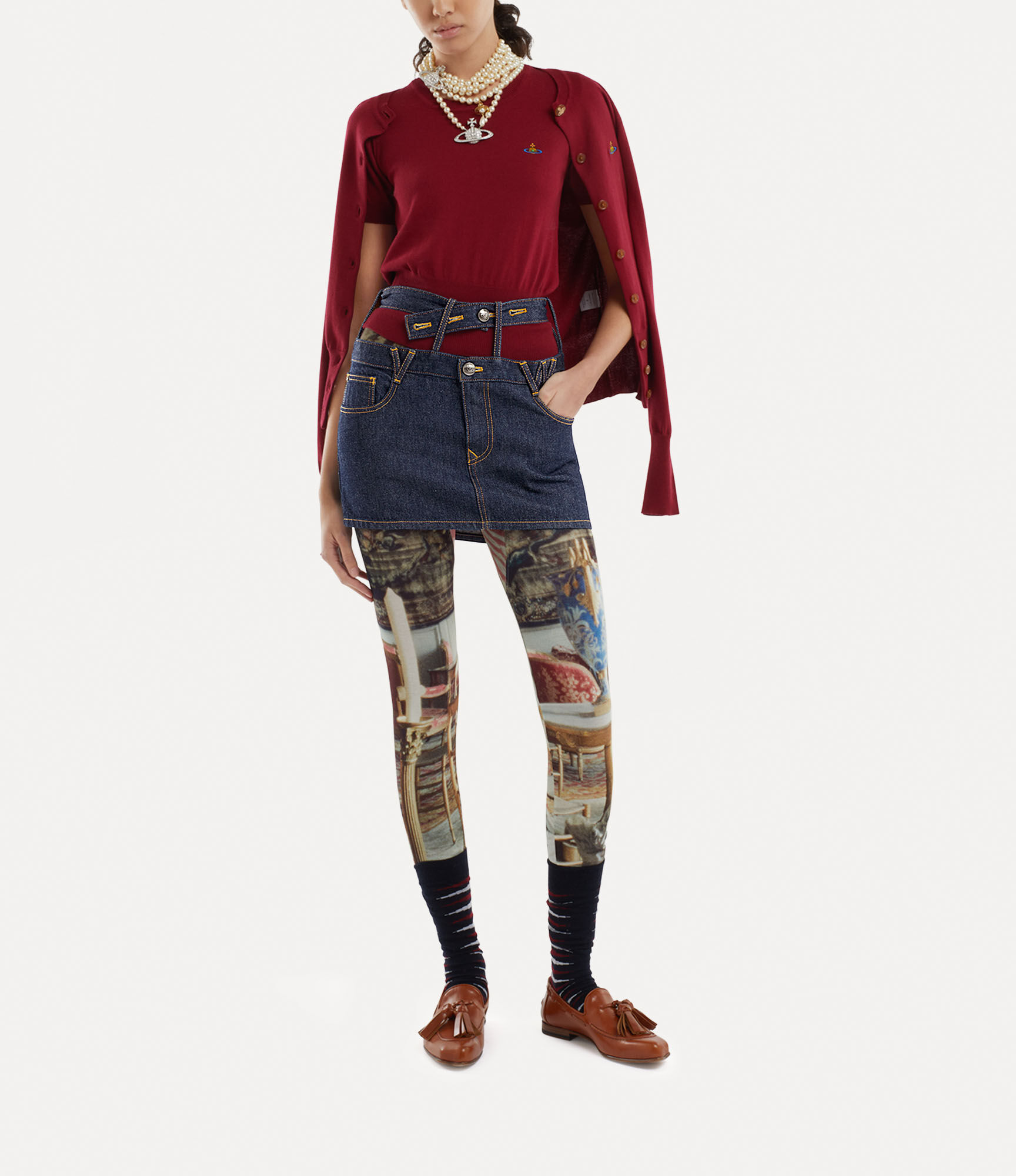 Double Waistband Foam Skirt  large image number 3