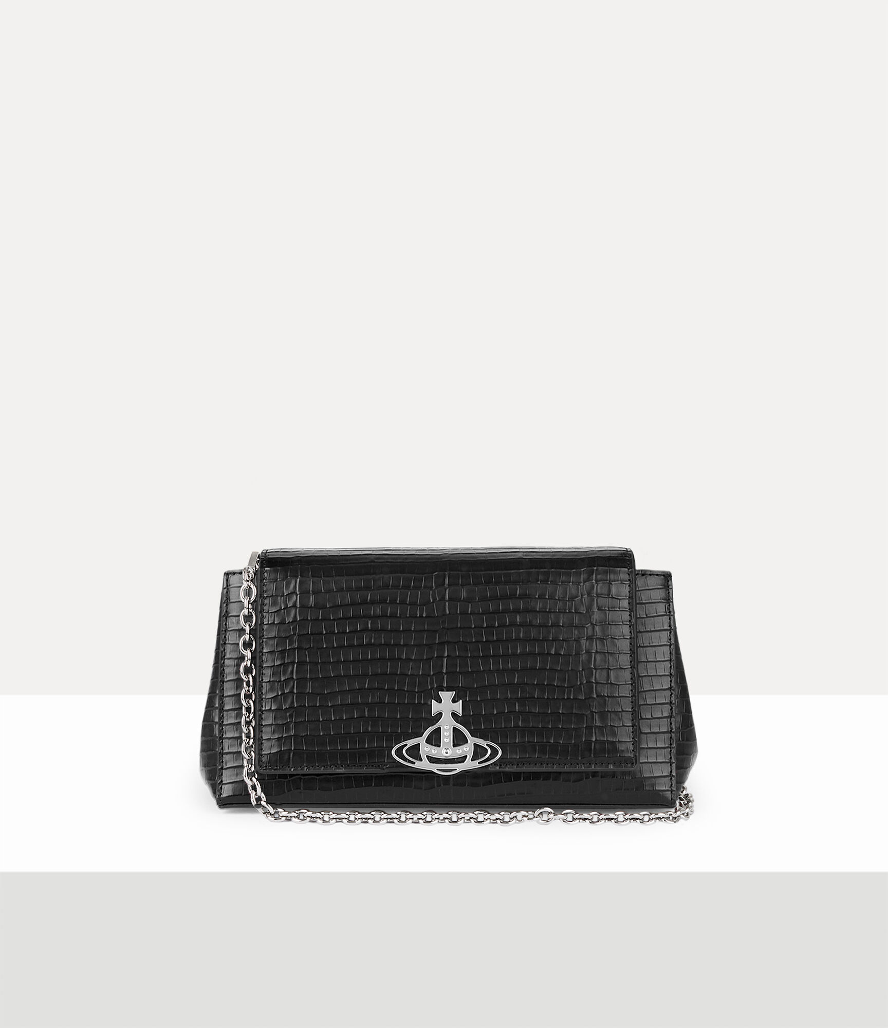 超美品Vivienne Westwood クロコ ミディアム Hazel バッグ Vivienne Westwood クロコ ミディアム Hazel バッグ