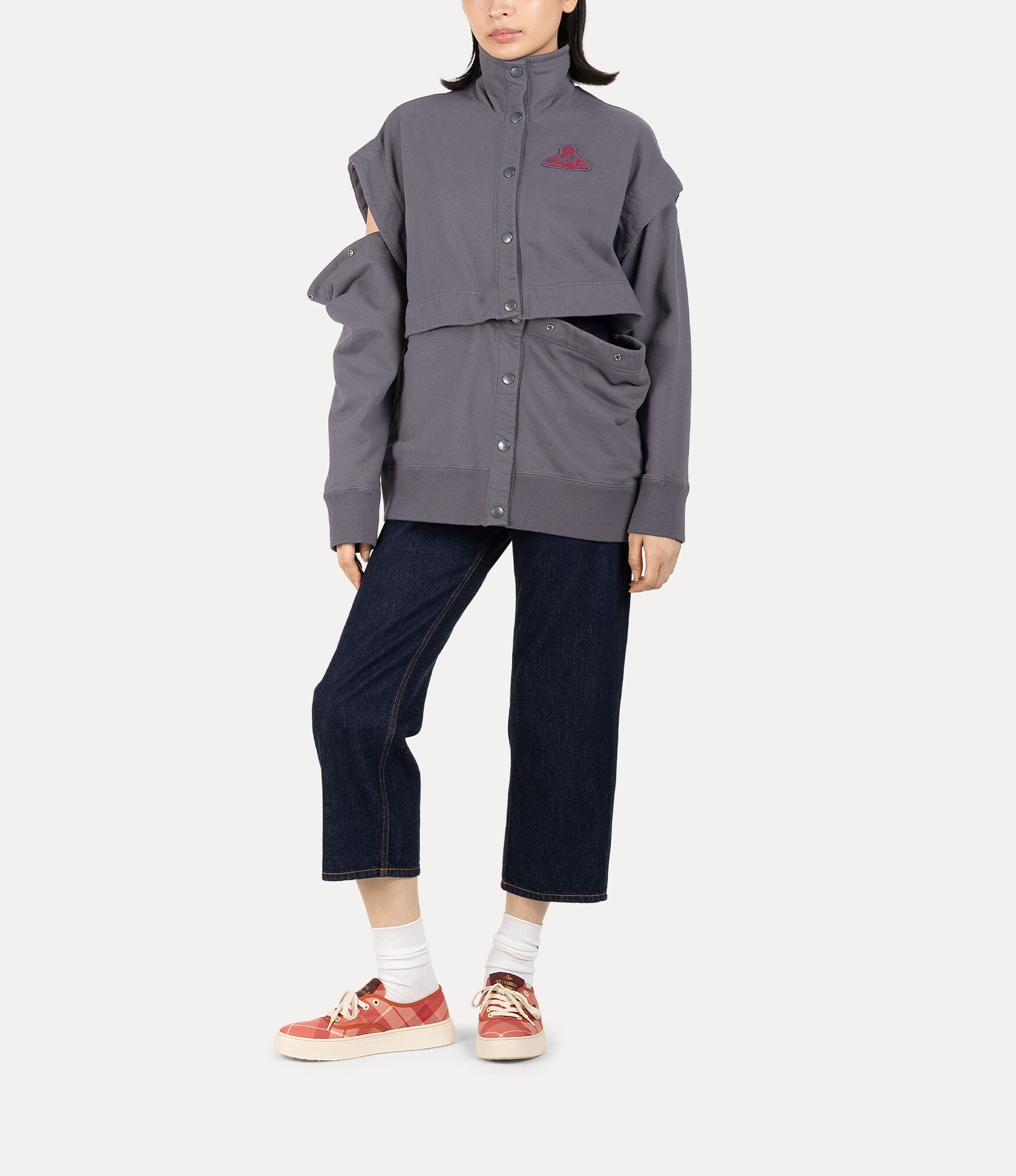 Detachable Felpa Press Stud Blouson  large image number 2
