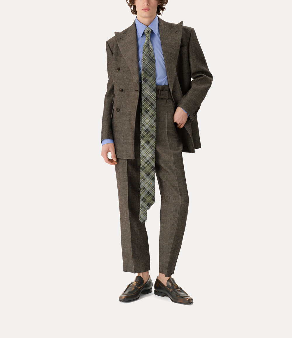 Vivienne Westwood Super Long Tie 8.5cm in Grey, view 2