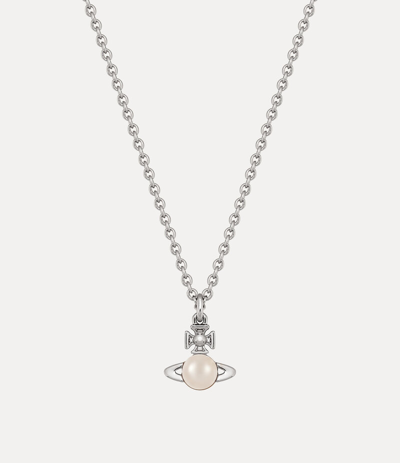 Vivienne Westwood Balbina Pendant Necklace in Silver
