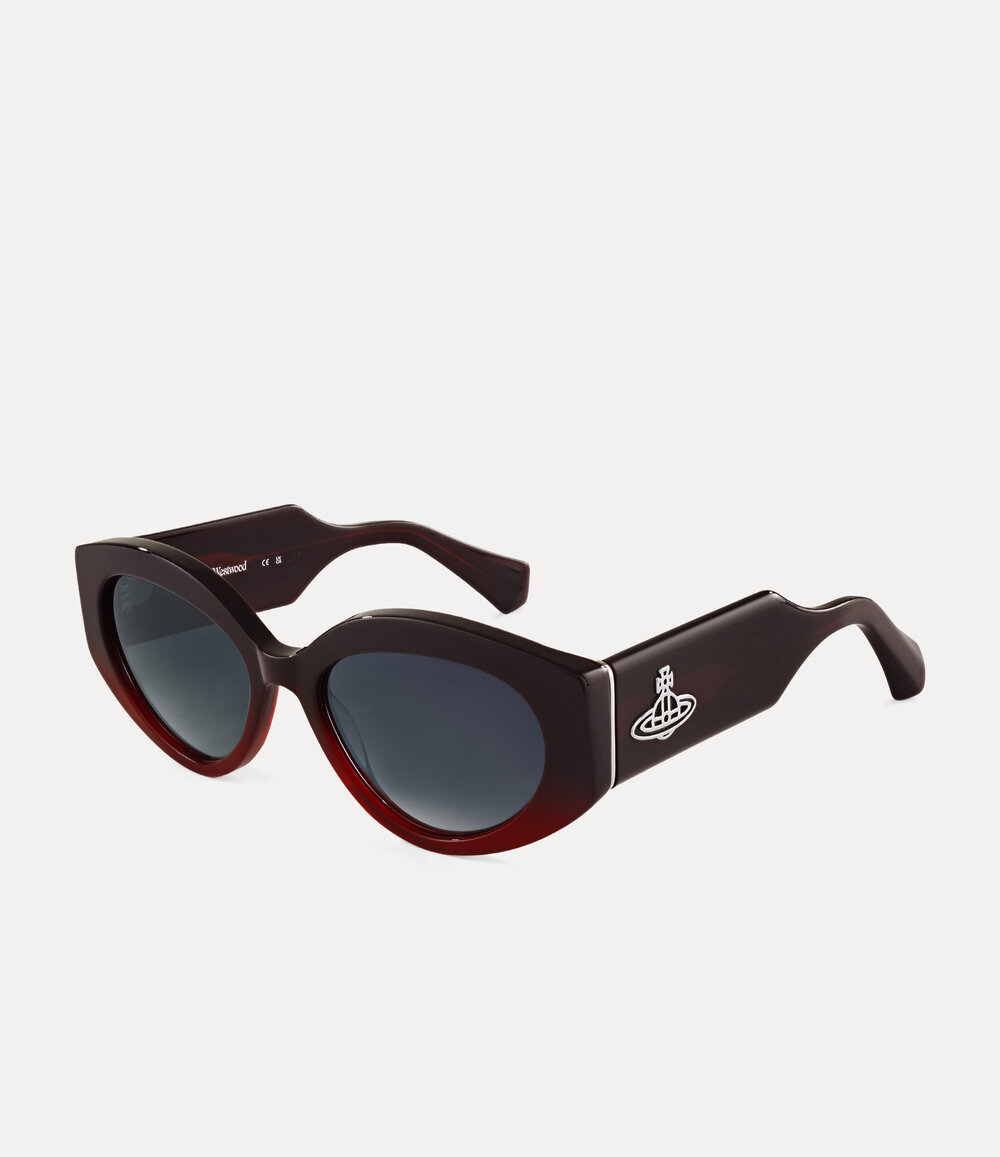 Vivienne Westwood Jackie Sunglasses in Red, view 4