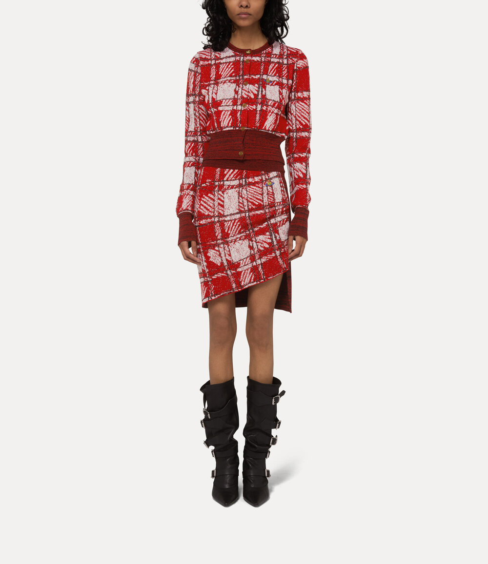 Vivienne Westwood Scribble Check Skirt, view 2