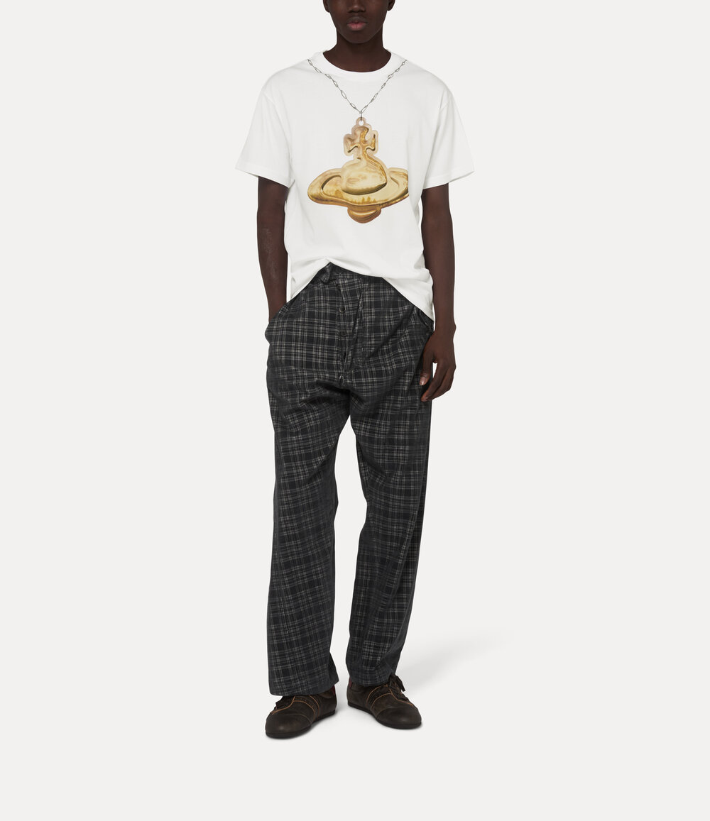 Vivienne Westwood Gold Orb Classic T-shirt in White, view 2