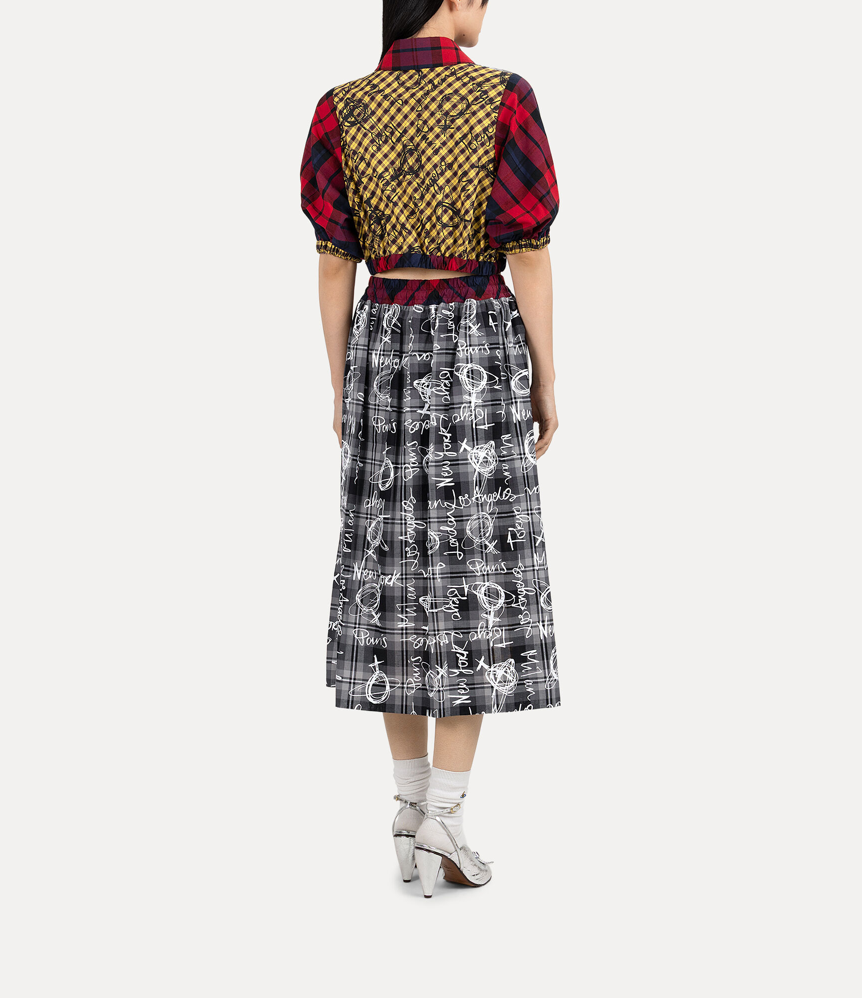 Little Cities Check Skirt  large image number 3